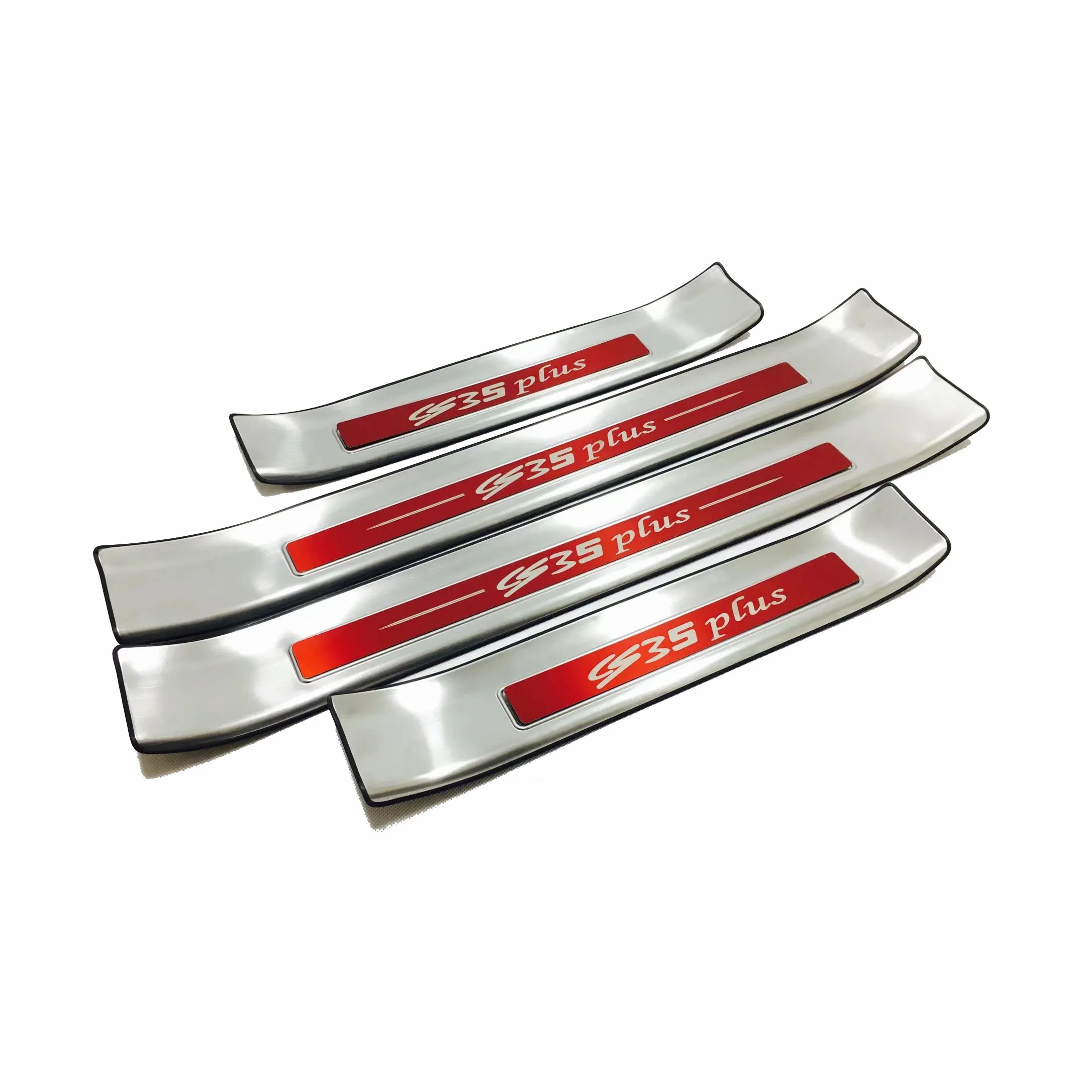 

Door Sill Scuff Plate Protector Pedal Guard Cover Auto Threshold Sticker Styling For Changan CS35 Plus 2018 2021Car Accessories