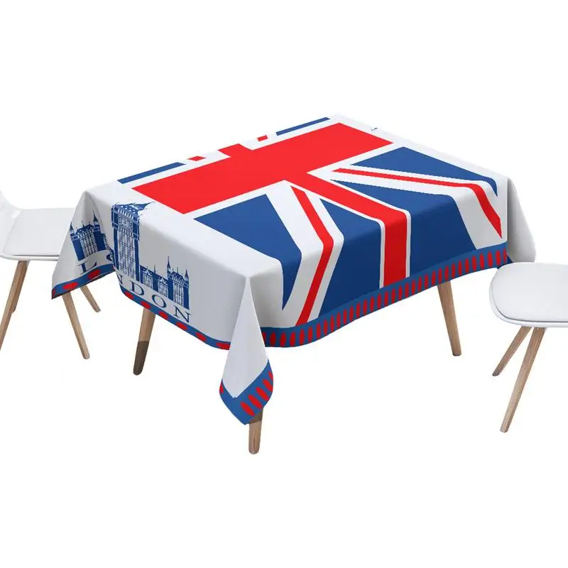For Queen’s Jubilee Uk Flag Tablecloth British Flag Party 