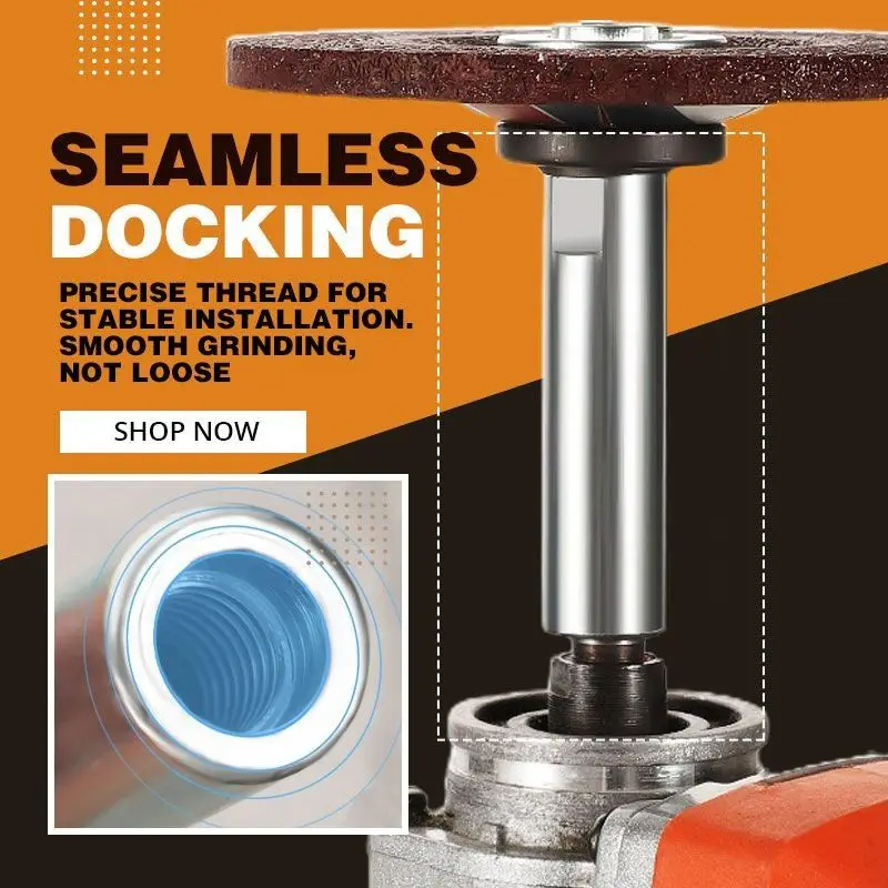 

1PCSM10 thread adapter Extension rod 80mm Angle Grinder Extension Connecting Rod For Polishing Pad Grinding Dropshipping