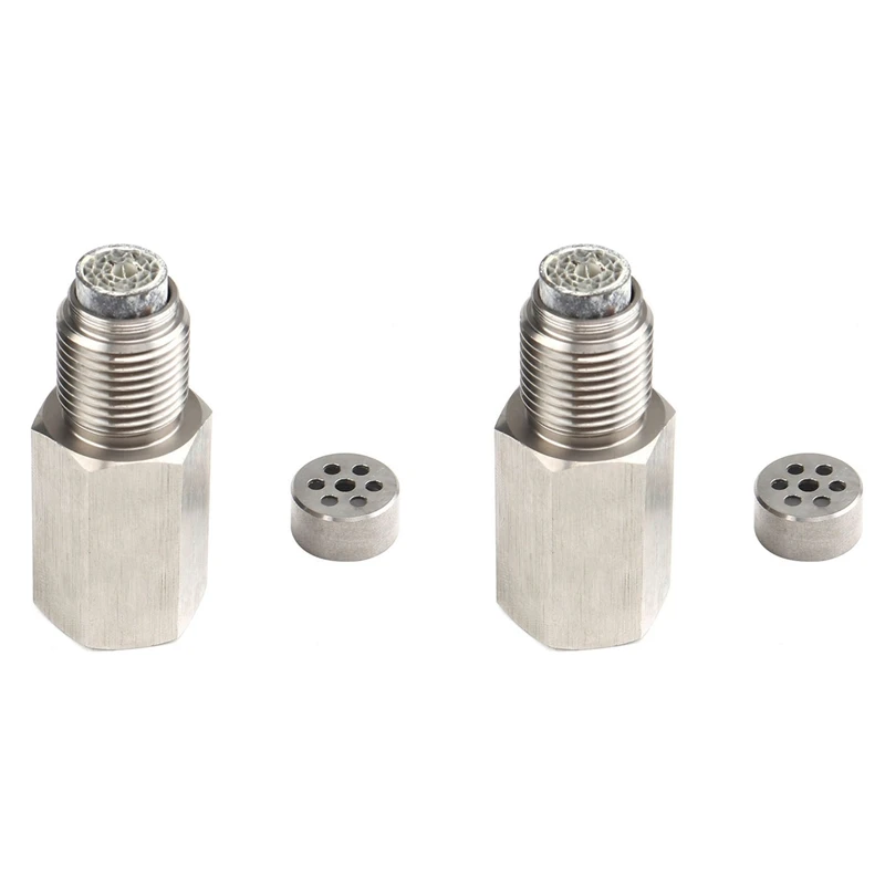 

2X M18X1.5 O2 Oxygen Sensor Adapter With Filter Elements For Decat Hydrogen Lambda O2 Extender Spacer Fix Check Engine