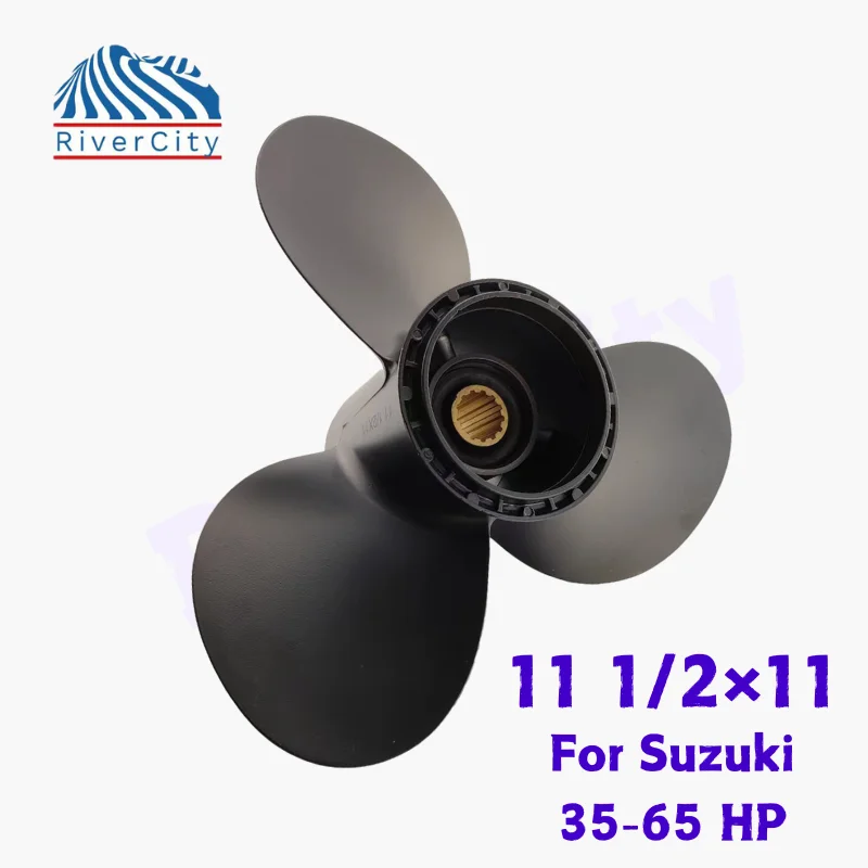 Для Suzuki 30 HP 40 50 подвесной пропеллер 11 1/2 × лодочный двигатель винт из алюминиевого