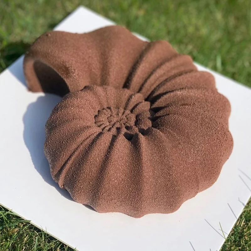 Форма для выпечки из силикона с дизайном морской раковины Meibum Sea Snail Design Silicone Cake Mold Ocean Themed Pastry Baking Tool Conch Mousse Mould Resin Crafts Dessert Bakeware
