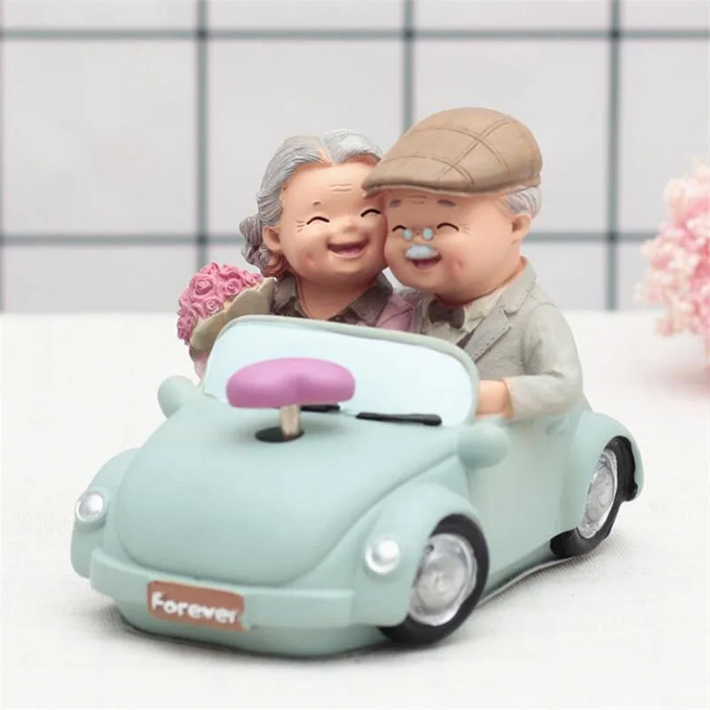 

New Grandparents Model Ornament Creative Sweety Lovers Couple Ornaments Modern Home Decoration Living Room For Office Table Gift