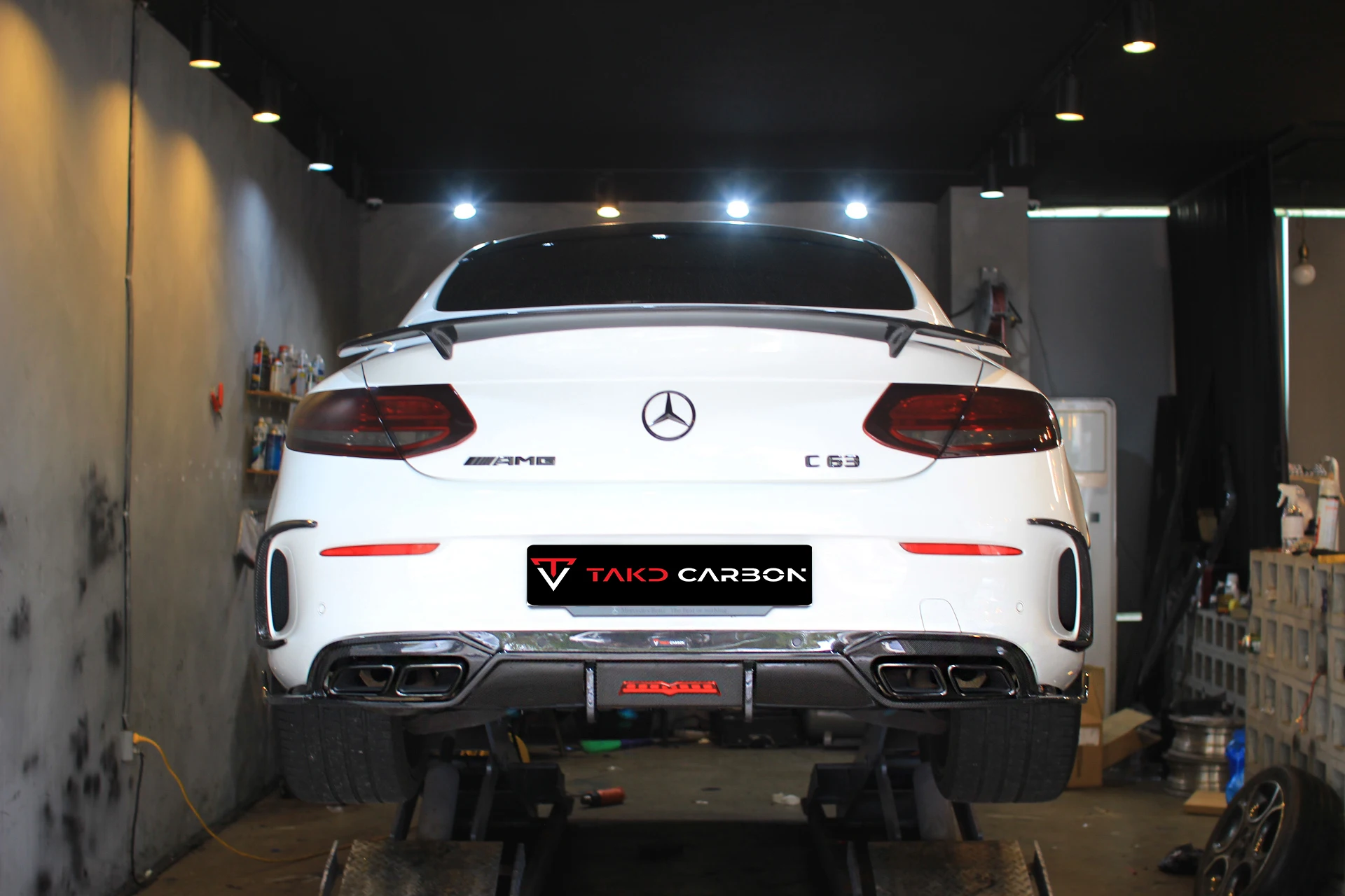 Карбоновый настоящий автомобильный разбор данных сухой передний бампер из