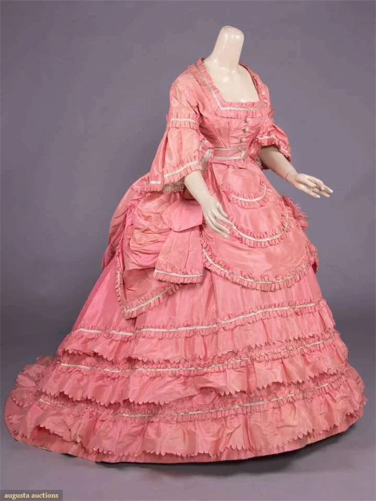 1800s Antebellum Era послеобеденное платье Рококо костюм на викторианский День принцесса