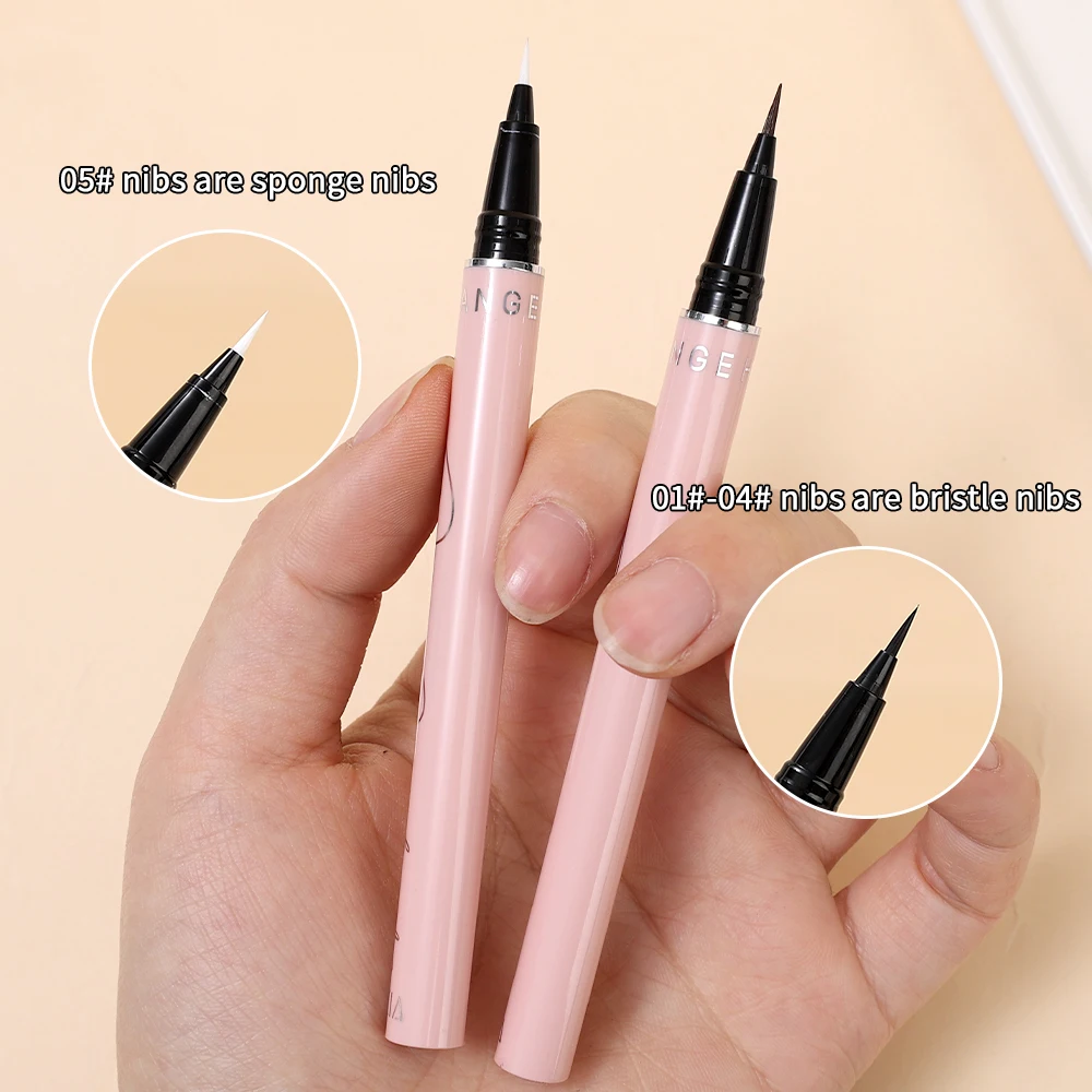 Ultra-thin Waterproof Liquid Eyeliner Korean Makeup for Women Quick Dry Smooth Eye Liner Long Last Lower Eyelash Pen Cosmetics 2