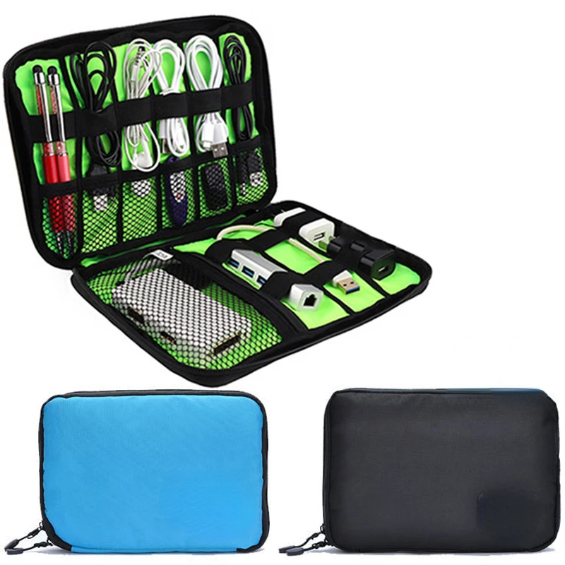 

Organizer Storage Bags System Kit Case USB Data Cable Earphone Wire Pen Power Bank Digital Gadget Devices Travel Bags