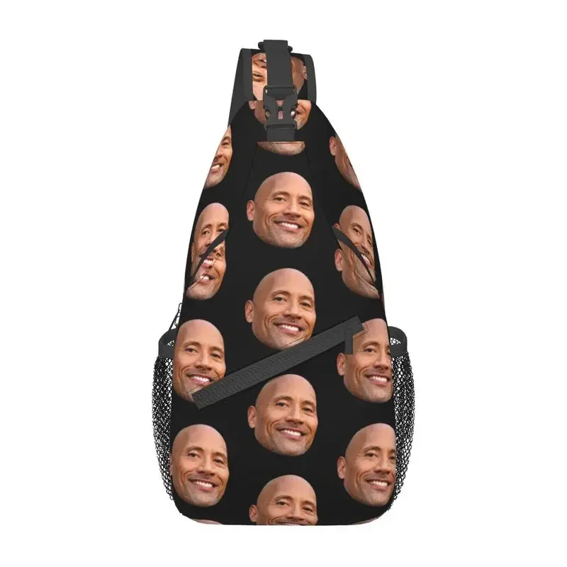 The Rock Face Dwayne Sling Crossbody нагрудная сумка Мужская мода Американский актер Джонсон