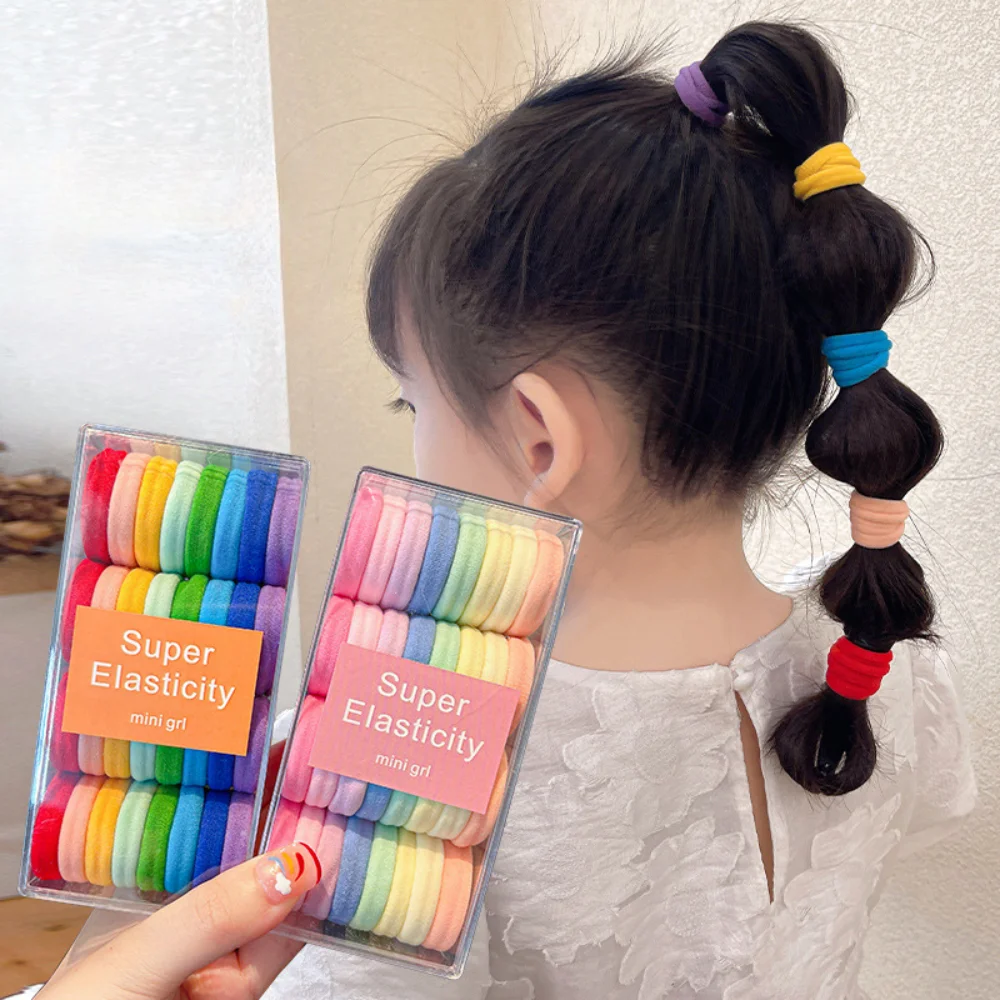 Head Rope Towel Hair Ties High Ponytail Hair Rope Rubber Bands For Baby