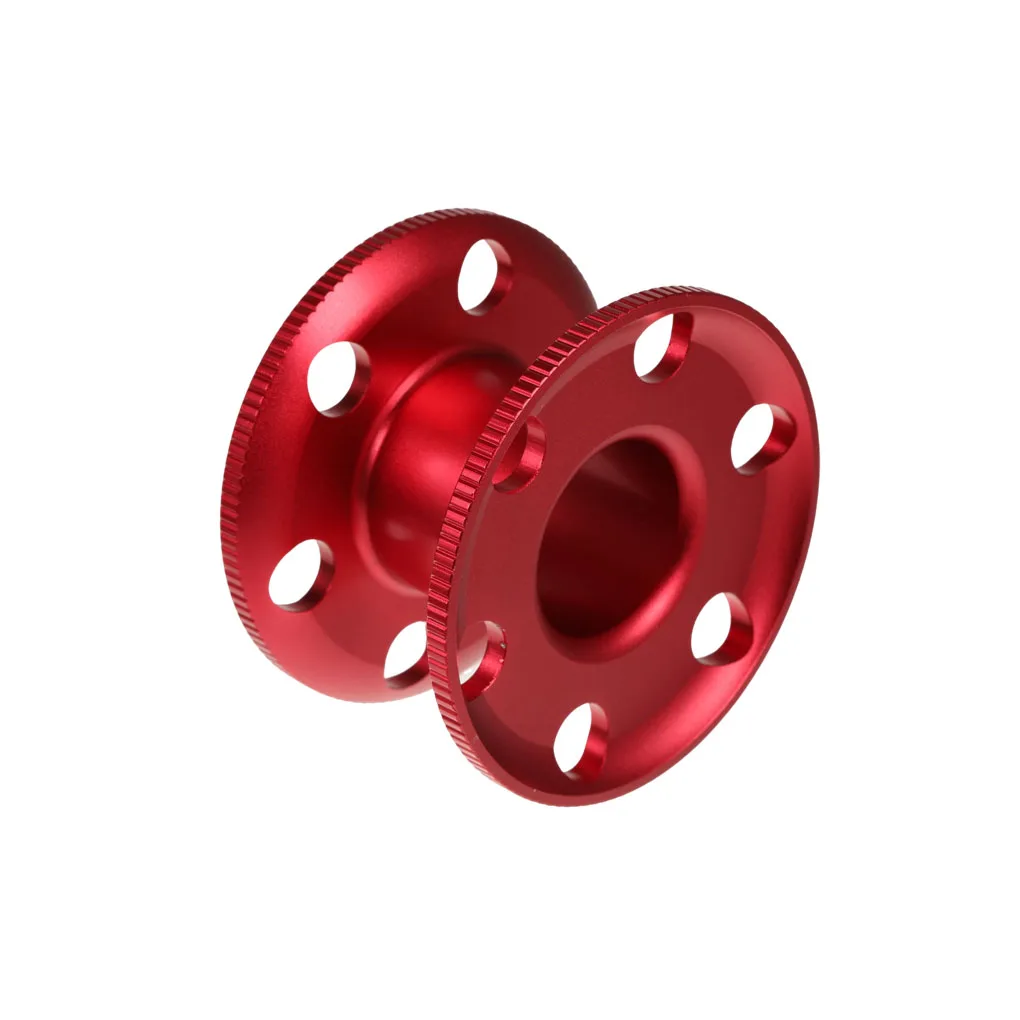 

Катушка на палец из алюминиевого сплава катушка для дайвинга Изогнутая конструкция Сильная стойкость к окислению Твердые катушки для дайвинга под водой