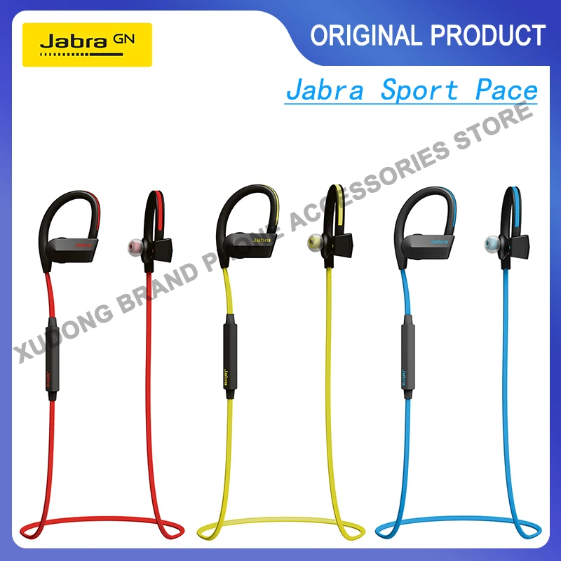 

Original Jabra Sport Pace True Bluetooth Wireless Earbud In Ear Headphones Sport Music Headset Sweatproof with Mic Handsfree