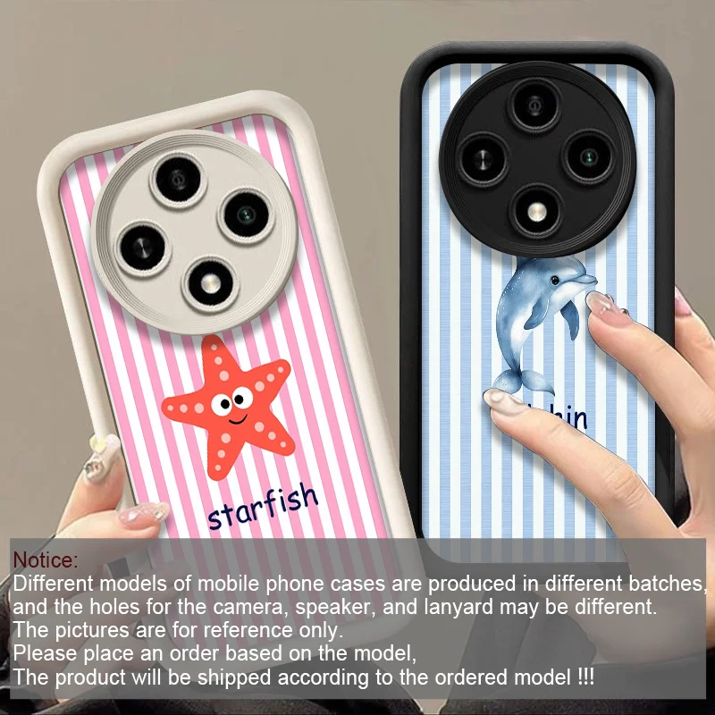 Фото Летний охлаждающий чехол для телефона с принтом «Акула и краб» для Huawei Honor 400 200 Lite 100 Magic 8 7 6 5 PRO X9 X8 5G, мягкий чехол-накладка №2