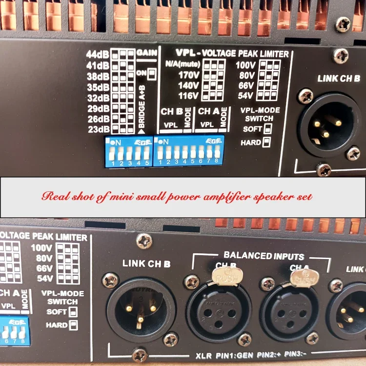 Усилитель FP10000Q высокой мощности чистая задняя стадия домашняя сценическая