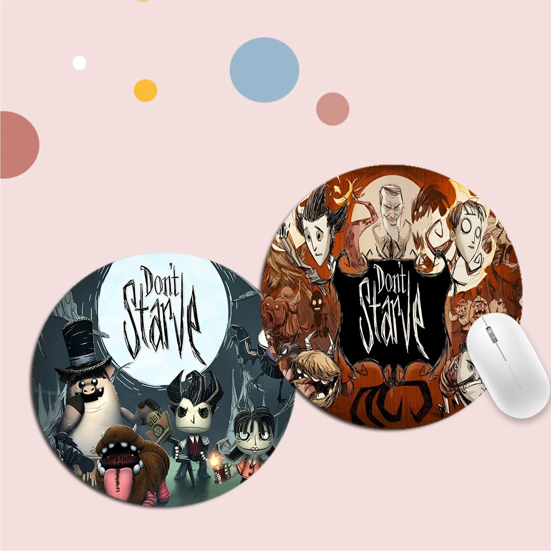 

Dont Starve Cute Mousepad Round Big Promotion Table Mat Student Mousepad Computer Keyboard Pad Games Pad for PC Desk Pad