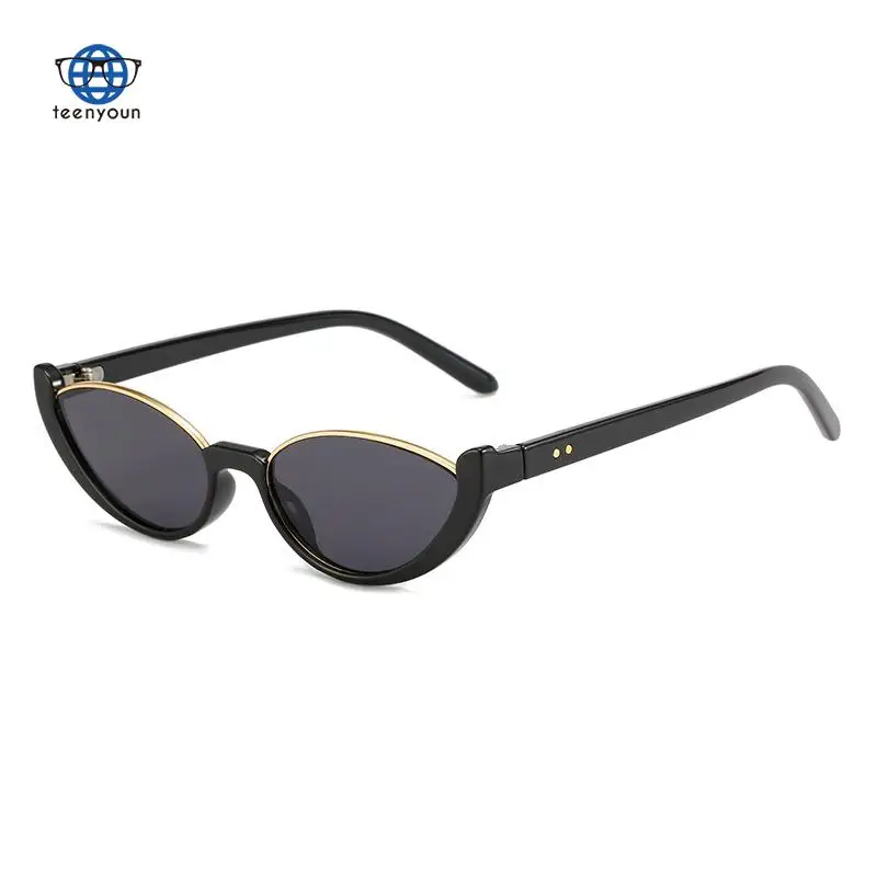 

Teenyoun New Cat Eye Sunglasses, UV400 Ins, The Same Small Frame Glasses, Simple, Avant-garde Sun Glasses Women
