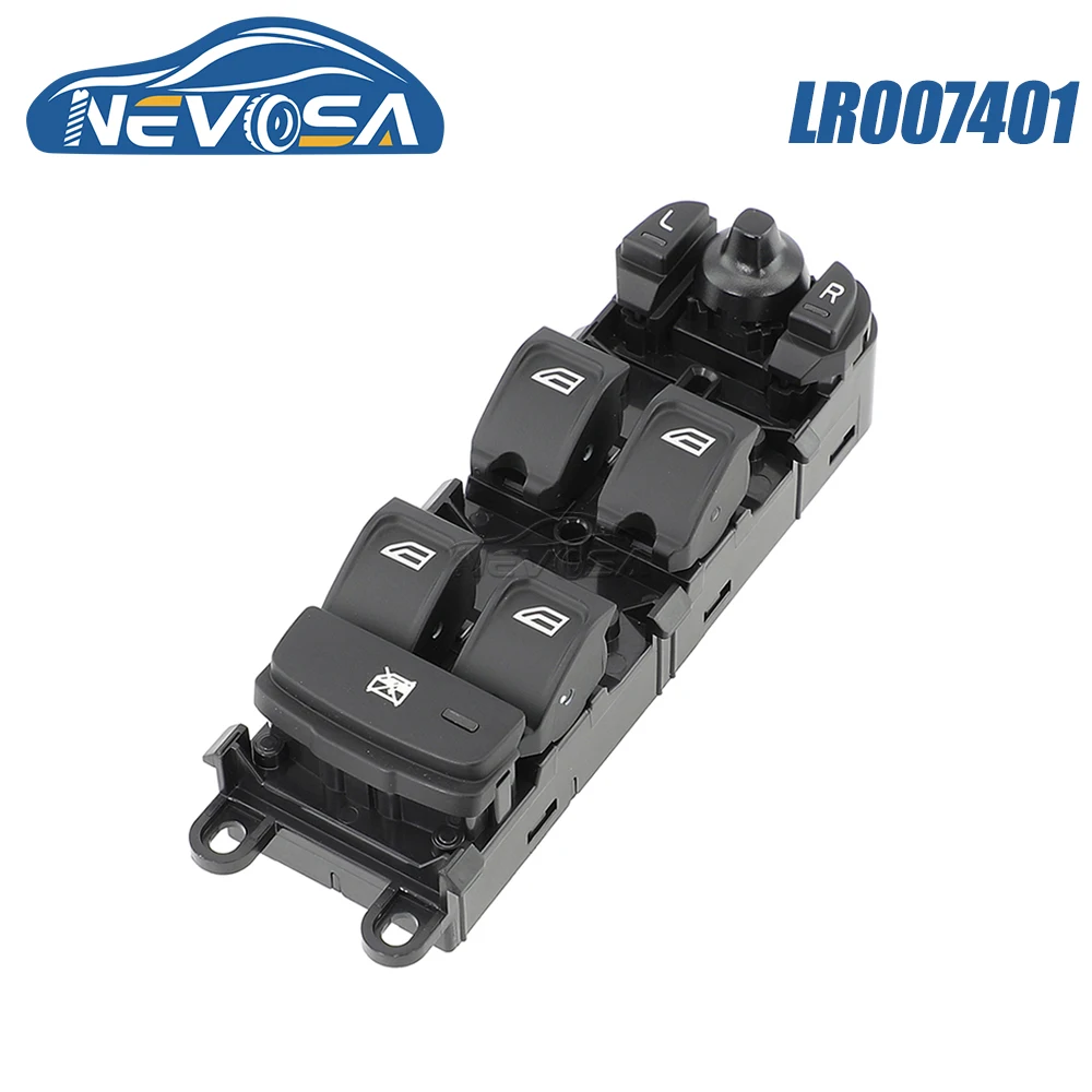 

NEVOSA LR007401 For Land Rover Freelander 2 L359 2007 2008 2015 Main Electric Power Window Control Switch Lifter Button LR008313