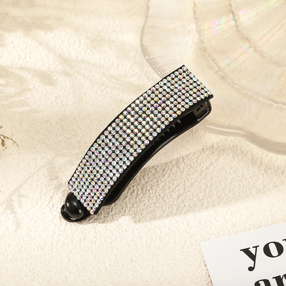 7 5 см Стразы заколки для волос когти женский хвостик банан модные аксессуары