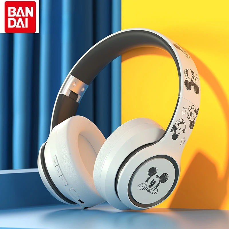 

Bandai Disney 2022 New Mickey Wireless Bluetooth Ear Game Electric Competition Exquisite High-quality Head Cartoon Headphone