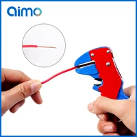 aimo 0 2 6 square mm adjustable automatic cable wire stripper with multifunctional crimping stripping plier hand tool