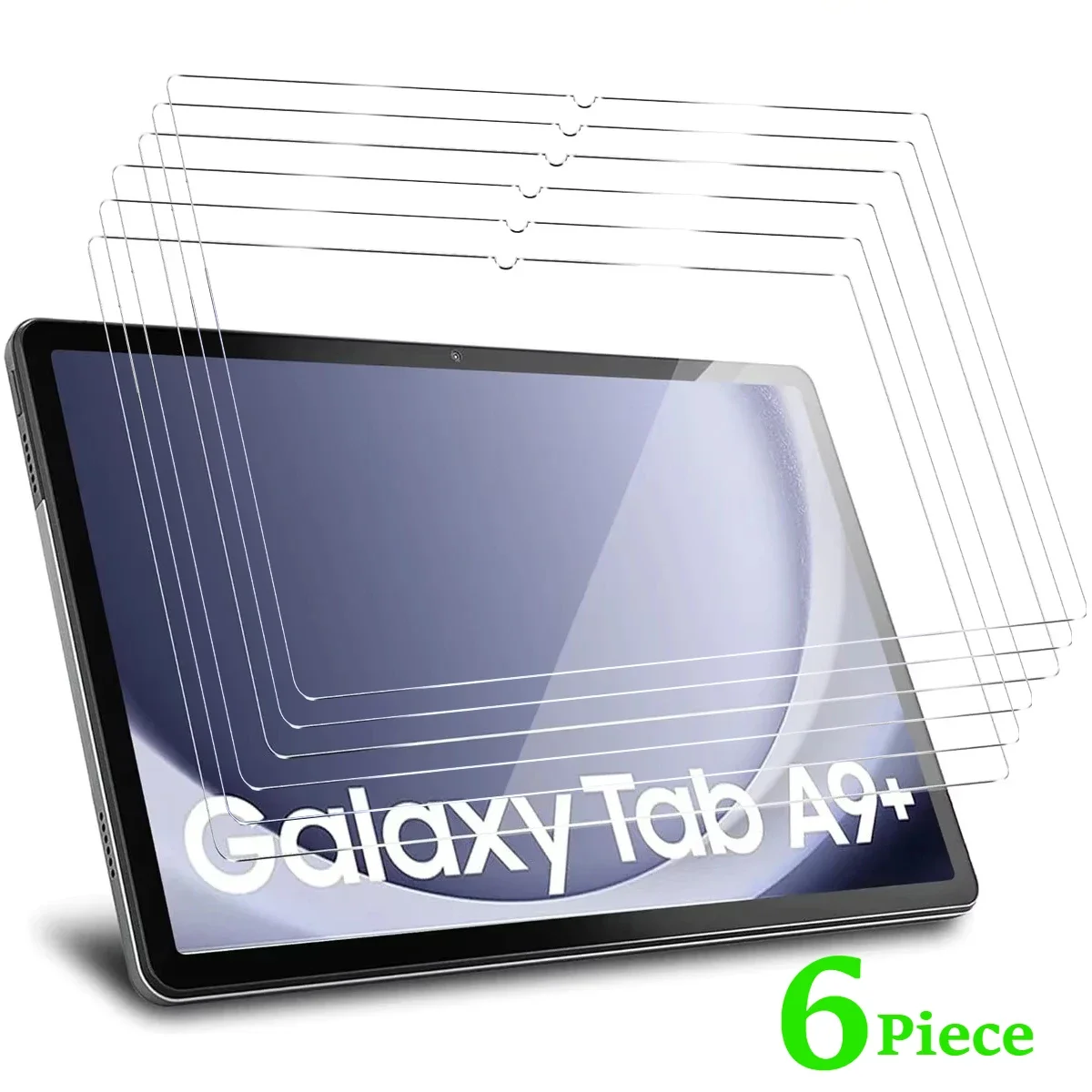 Защитный экран 6 шт. для Samsung Galaxy Tab A9 Plus 11 дюймов 2023 Закаленное стекло HD Clear Film Tablet