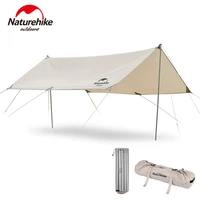 naturehike camping tarp 5 8 persons family canopy ultralight 150d nylon waterproof outdoor large awning camping picnic tent