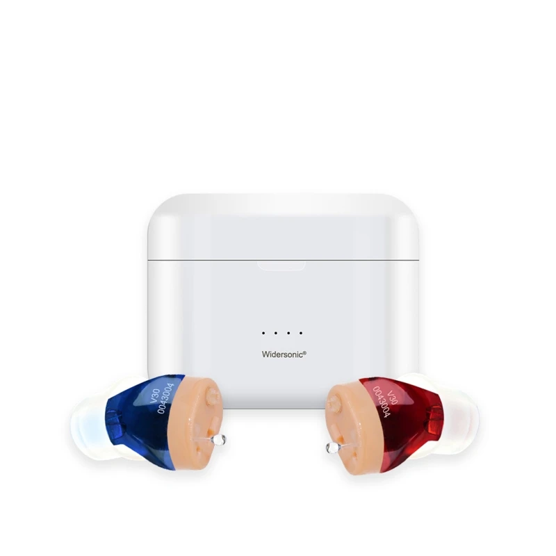 

Rechargeable Invisible Hearing Aid V30 Mini Wireless Sound Amplifier for Elderly Deafness Adults Ear Care Drop Shipping
