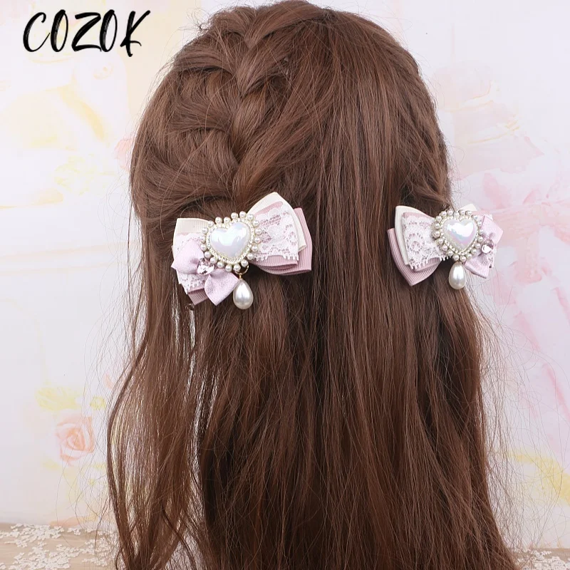 Милые японские заколки ручной работы в стиле ретро для женщин и девочек