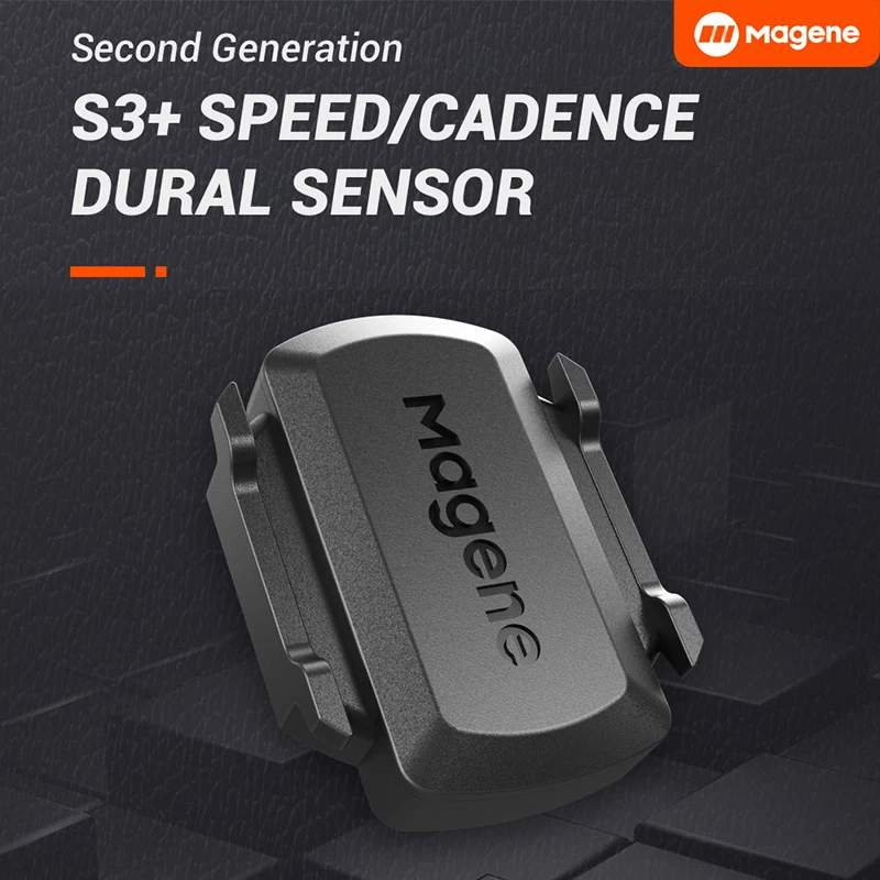 

Magene S3+ Speed Cadence Sensor Bicycle Dual Sensor Wireless ANT Bluetooth Computer Speedmeter Ompatible with WahooOnelap Zwift