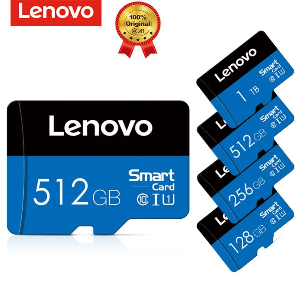 

Карта памяти Micro SD Lenovo, класс 10, 1 ТБ, 512 ГБ, 256 ГБ, 128 ГБ