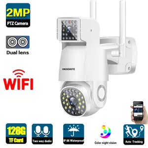 Image for 1080P Dual Lens CCTV PTZ IP Camera Wifi Outdoor St 