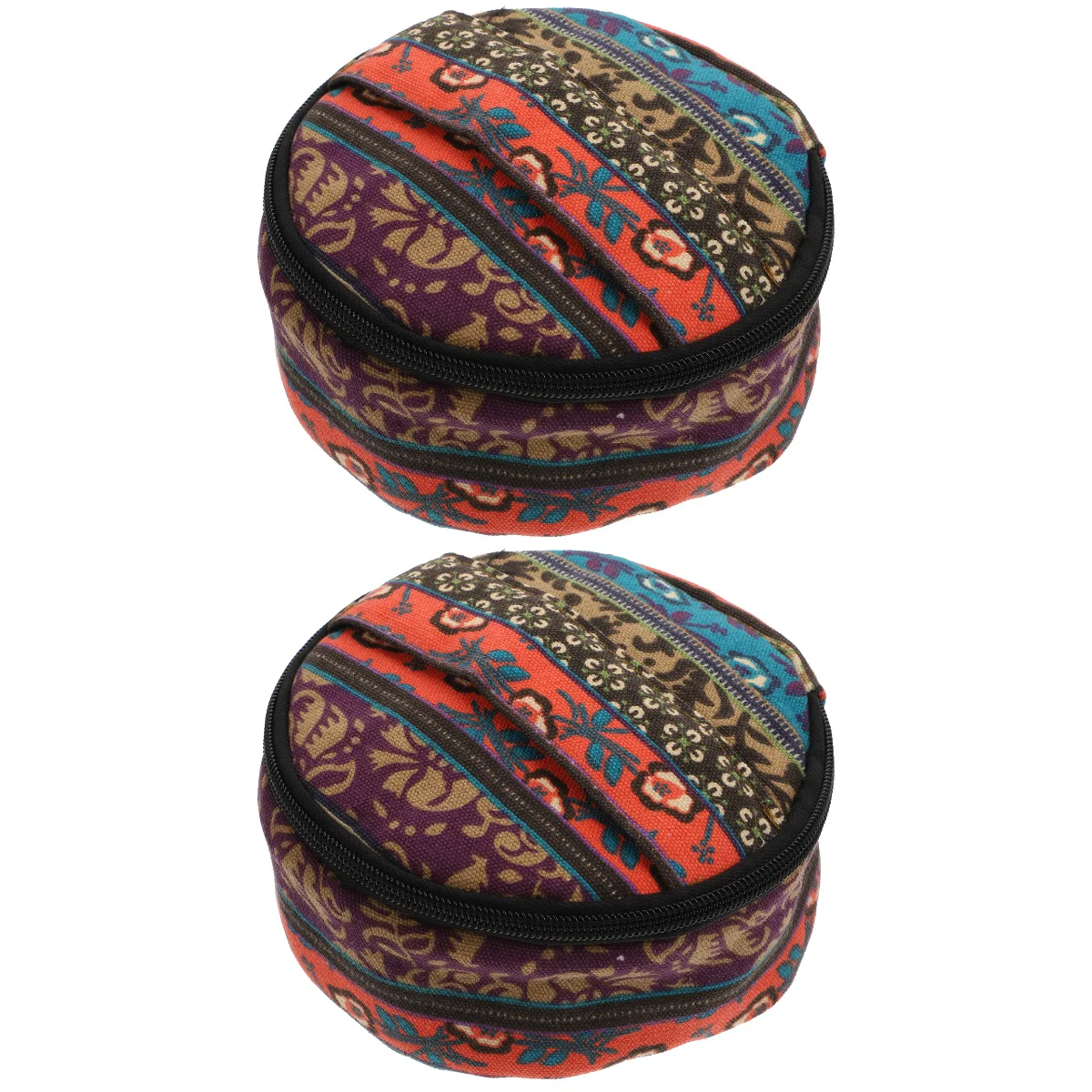 

2 Exquisite Essential Oil Bottles Storage Practical Storage Case (Colorful)
