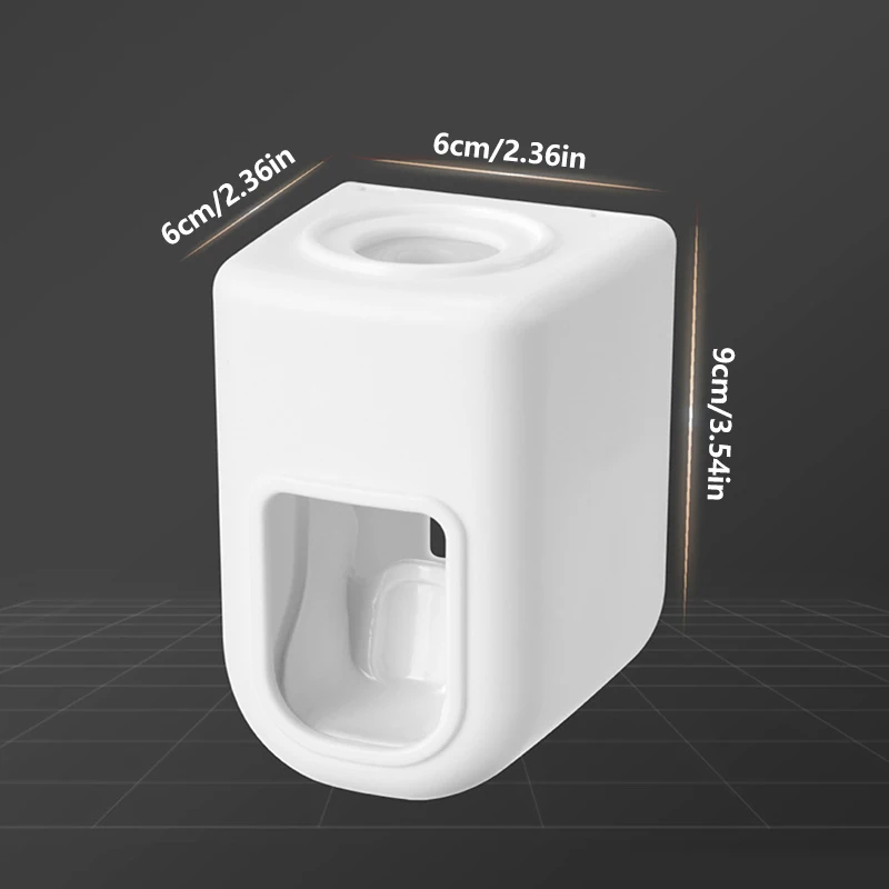 Автоматический Дозатор Зубной Пасты Настенный Пластиковый Съемный Доза Для