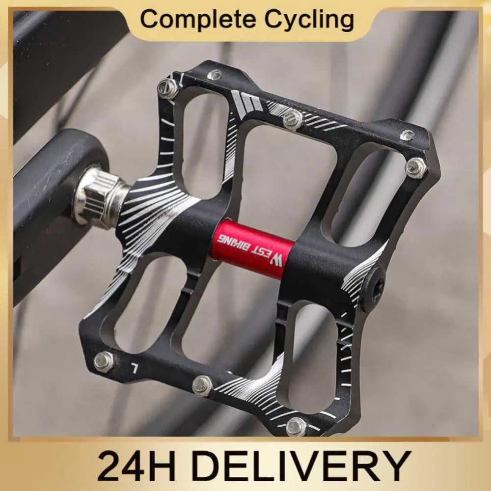 

Велосипедные педали, прочные алюминиевые, для горных и шоссейных велосипедов, плоская платформа, ультралегкие, на платформе