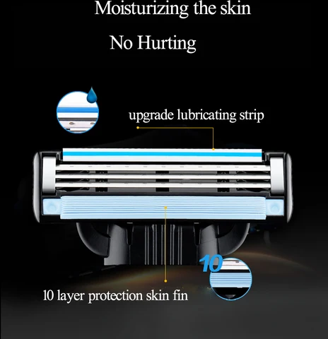 Лезвия для бритвы Gillette Mach 3 4 шт