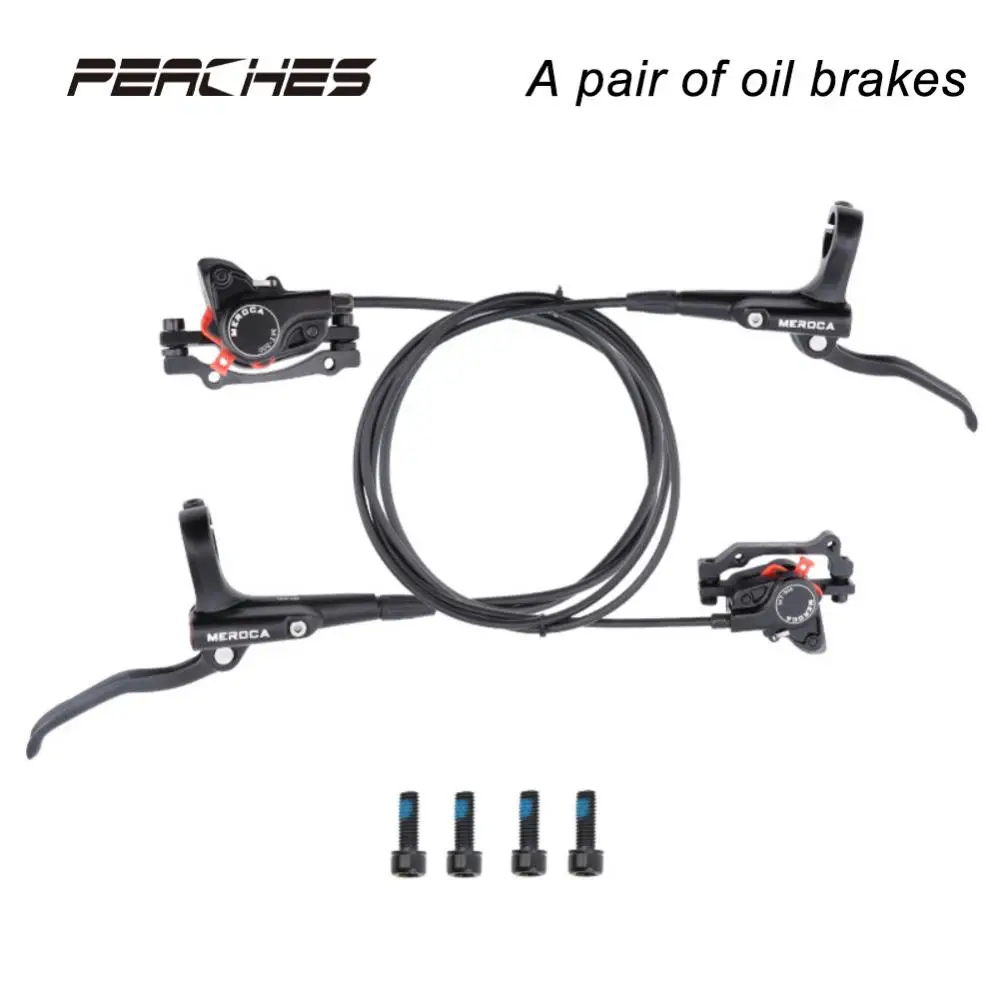 

MEROCA Mountain Bike Universal Brake Oil Disc Bicycle Oil Brake Bicycle Brake Hydraulic Disc Brake Bilateral Brake Outdoor