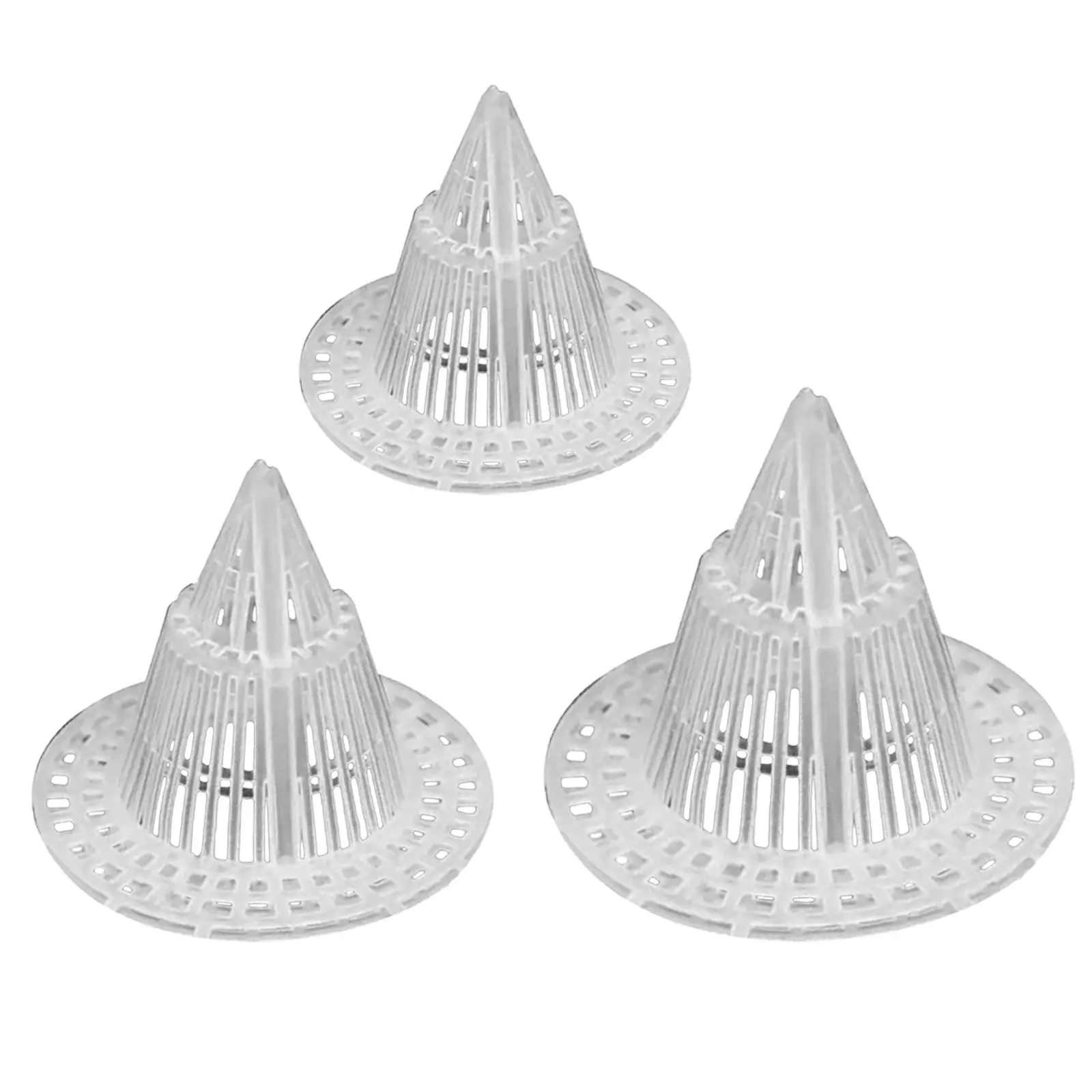 Упаковка Из 100 Конусных Вкладышей Для Цветочных Горшков. Дышащие Дренажные