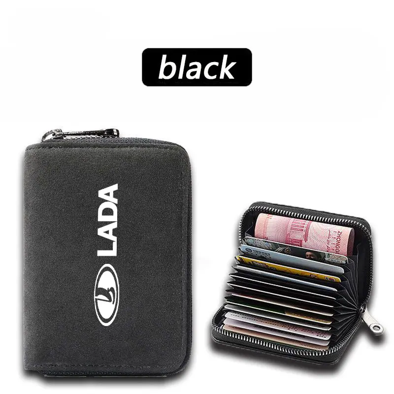 

Multifunctional change card holder woman suede for lada vesta granta kalina priora Niva Samara Vesta Largus Xray car Accessories