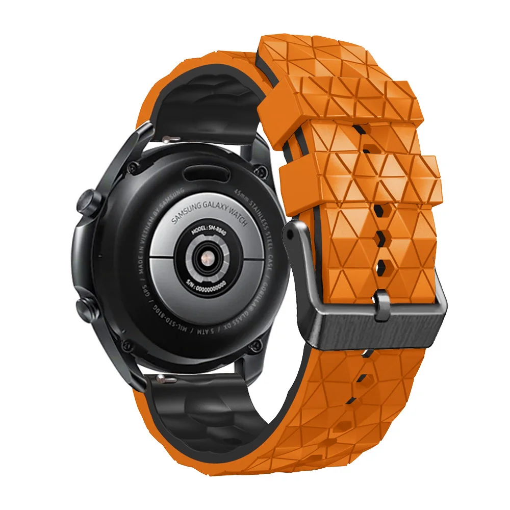 Ремешок силиконовый для смарт-часов Amazfit Cheetah Pro/Cheetah (круглый) 22 мм