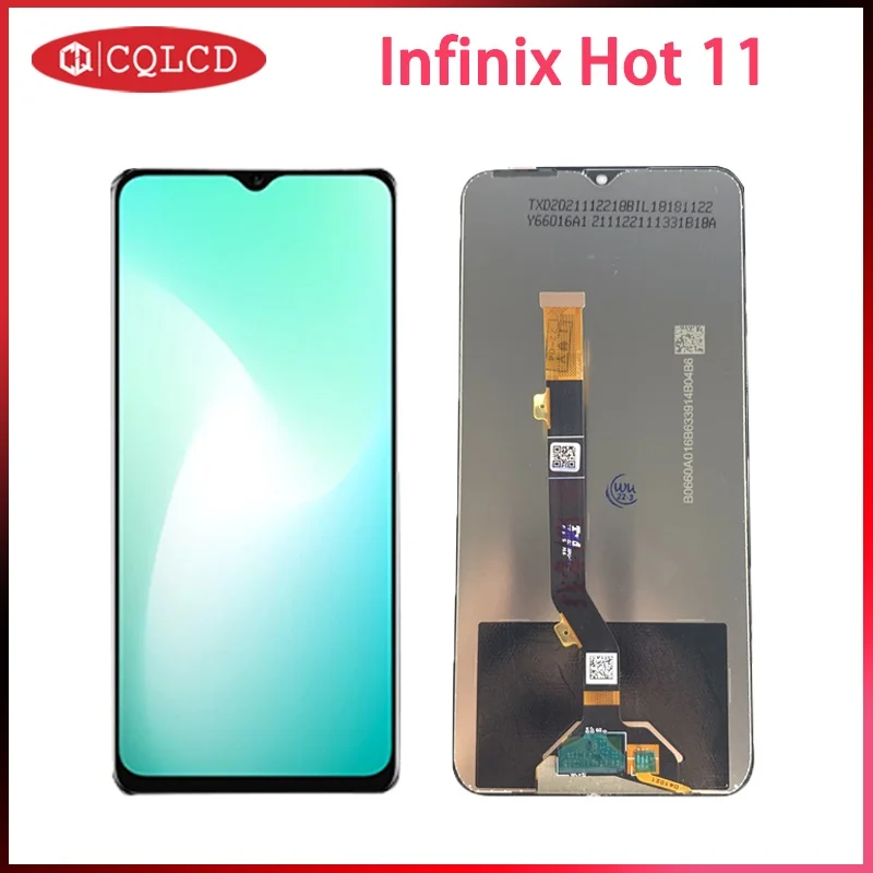 

6,6 "Оригинальный Новый ЖК-дисплей Infinix Hot 11 X662 с сенсорным экраном и дигитайзером на замену