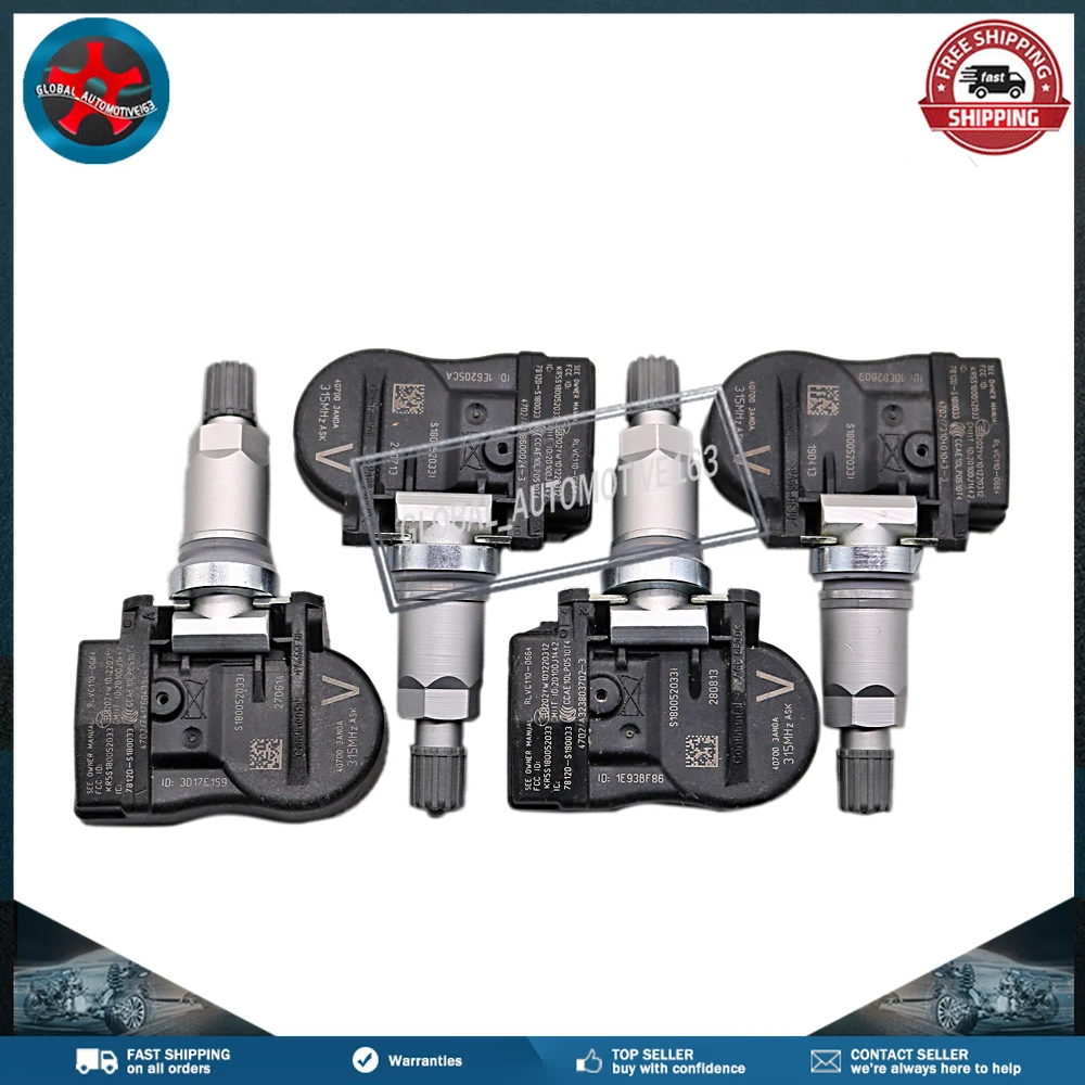 Датчики давления в шинах 40700-3AN0A TPMS 315 МГц для Nissan Frontier Maxima NV200 Sentra Versa Note