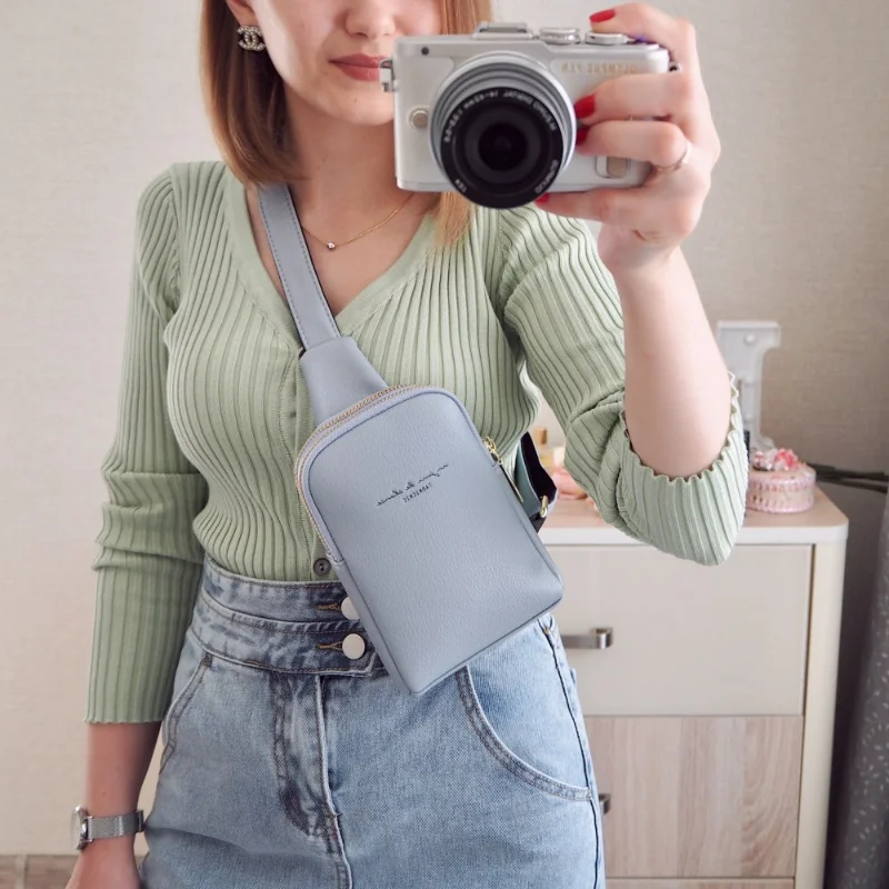 

Поясная Сумка из искусственной кожи, кошелек с карманами, Спортивная диагональная Женская сумочка, бананка в стиле хип-хоп, миниатюрные сумки через плечо для женщин