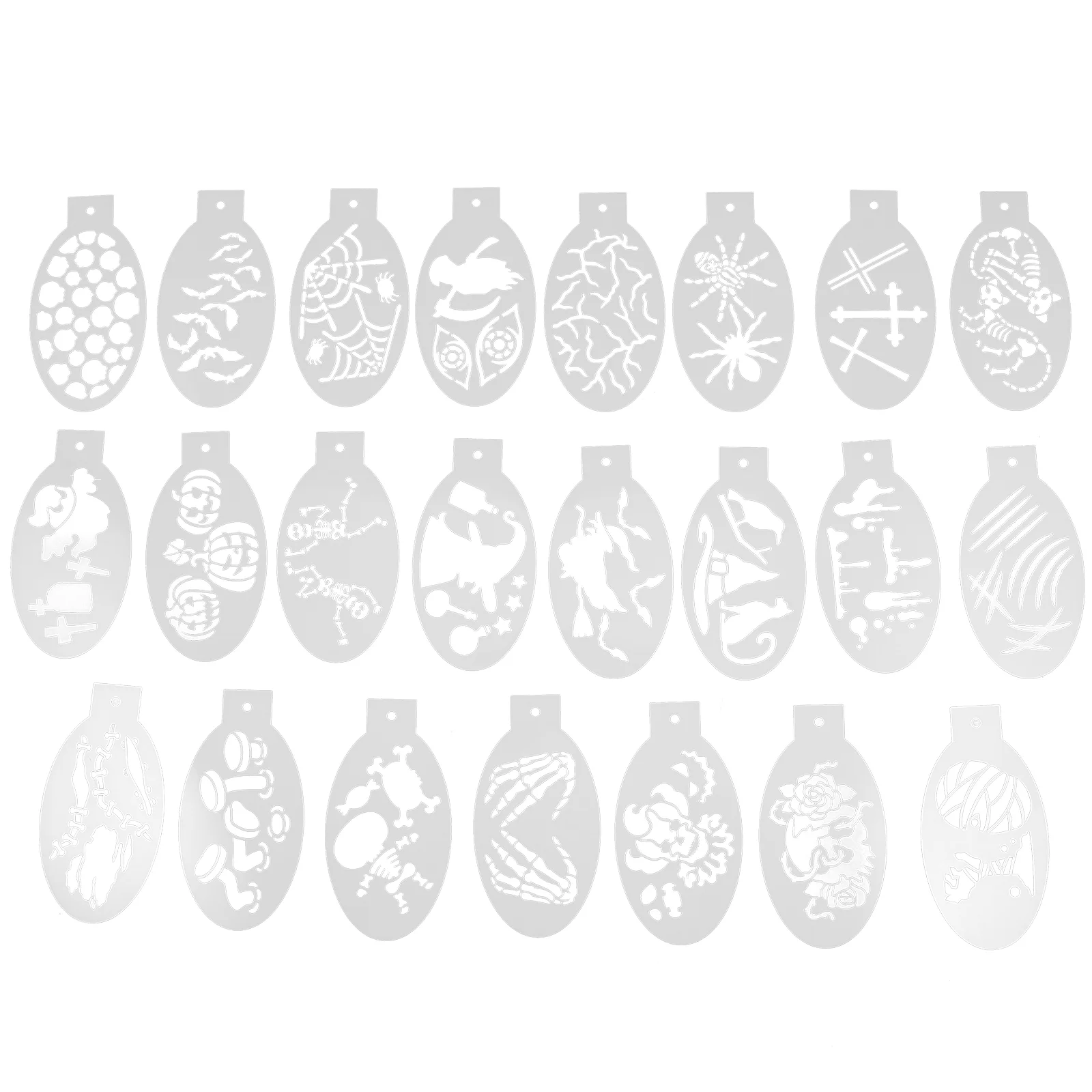 23-шт. краска для лица детский шаблон рисования на Хэллоуин трафареты