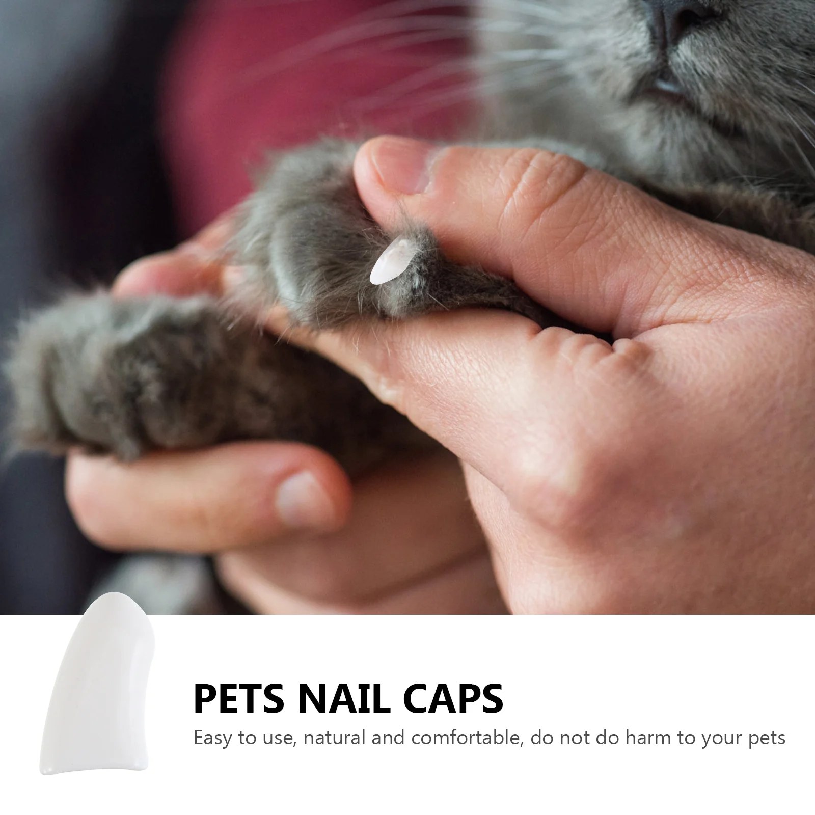 

Pet Nail Set Anti-scratch Caps Pets Durable Covers Cat Claw Protective Glue Charms