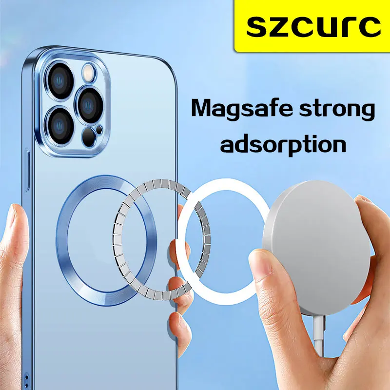 Kup Nowy Magsafe Wysokiej Klasy Luksus Dla IPhone 14 Pro Max Etui Na Telefon Iphone 13 12 11 Ssanie Magnetyczne Ultra-cienka Torba Ochronna