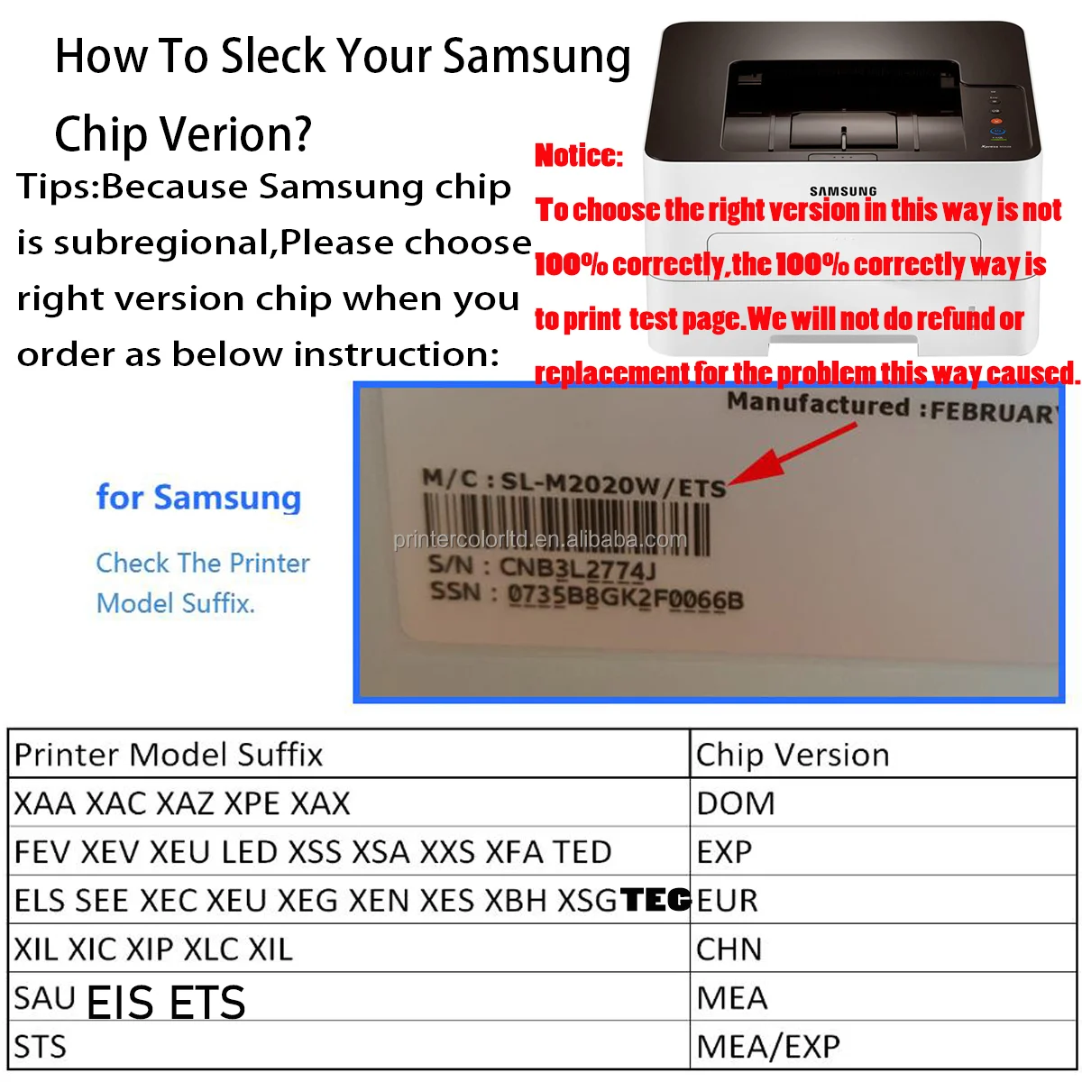Совместимый тонер-чип и порошок для Samsung mlt-d101s D101S 101s 101, тонер для Samsung ML-2160 ML2165 ML 2168W SCX-3400 SCX3407 (art.: 3920c84c199fa) - 3920c84c199fa