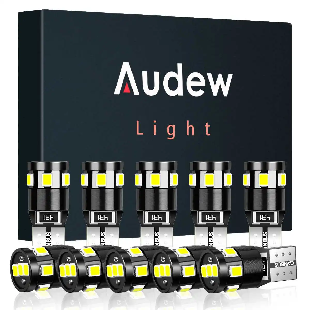 

AUDEW 20 шт. T10 W5W 2835 SMD СВЕТОДИОДНЫЙ ные автомобильные Внутренние огни, чтение карты, Купольные огни, парковочные огни, фонари, без ошибок