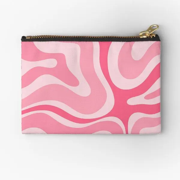 

Modern Retro Liquid Swirl Abstract Patte Zipper Pouches Women Money Underwear Small Coin Storage Pure Key Packaging Wallet Men