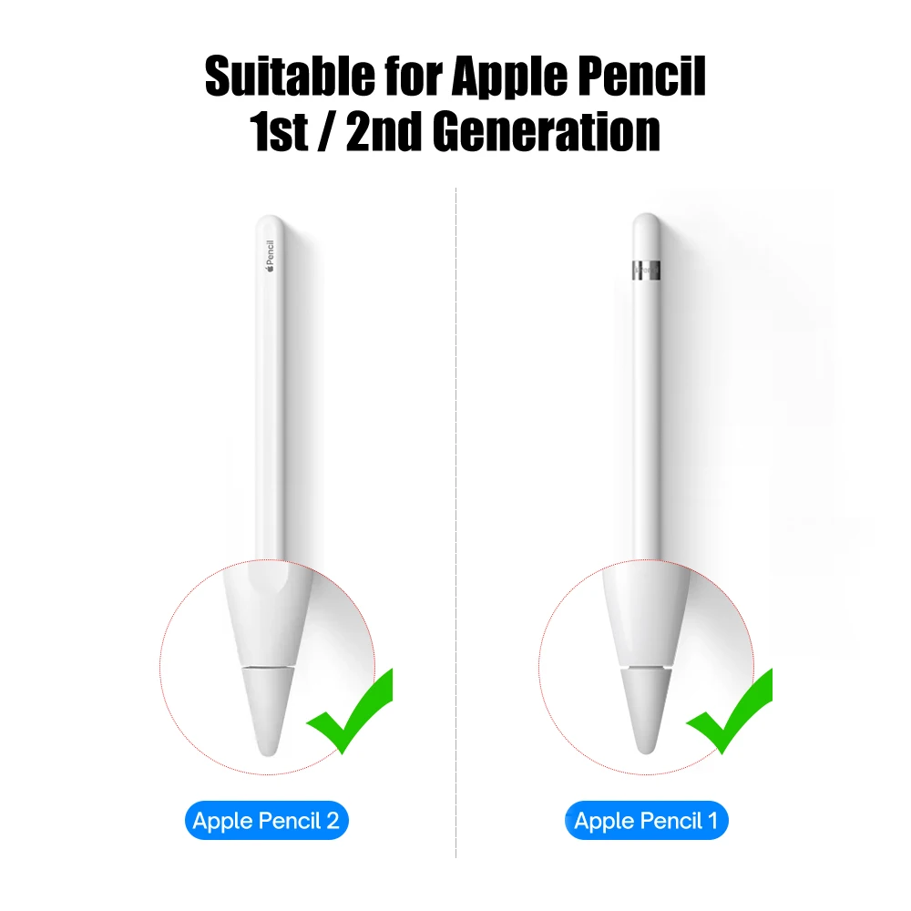 Новый наконечник для карандаша Apple Pencil сменный 1-го 2-го поколения 2H 2B 4 0 прозрачный