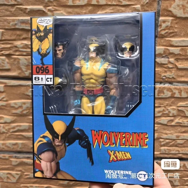 Фото В наличии: Коллекционная фигурка X-Men Mafex 138 Блю (синяя версия) и Желтый 096 (комикс-версия) - Коричневый Волкодав (Wolverine) - Подарок для коллекционеров №5