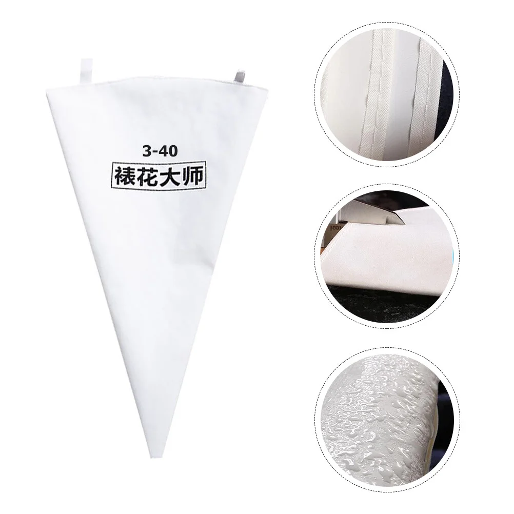 

Frosted Cookies Bagpipers Useful Piping Baking Frosting White Polyester Cotton Cloth Household Pouch